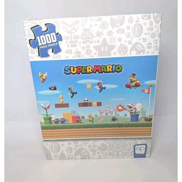 Other - Super Mario 1000 Piece Puzzle Mayhem Nintendo Product Luigi Mario Bowser